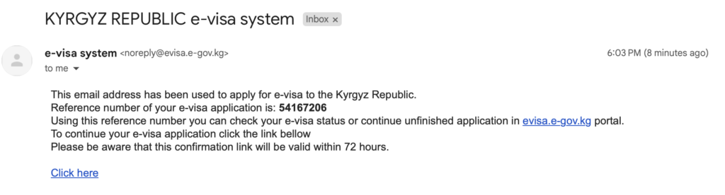 Kyrgyzstan evisa