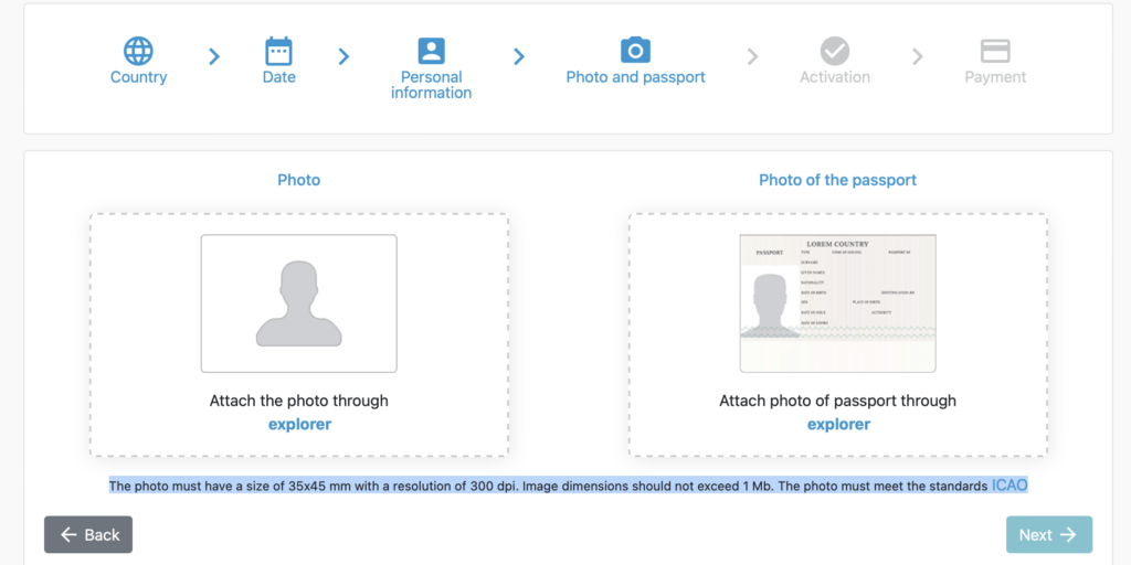 uzbekistan evisa photo requirements