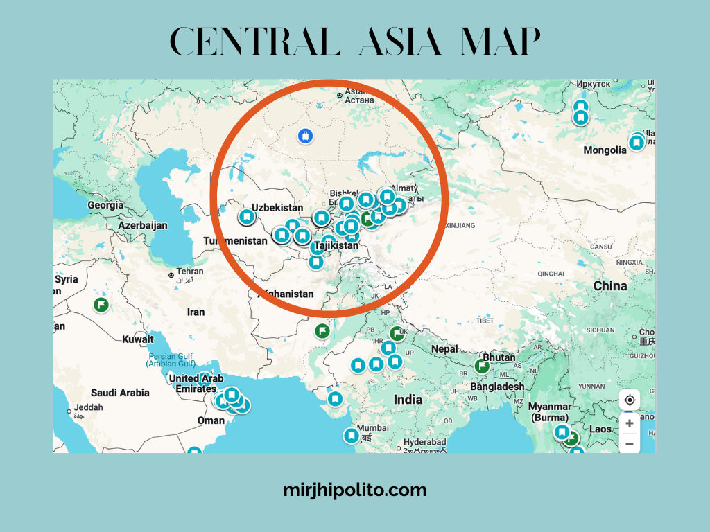 Central Asia Countries: Where is Central Asia on the map?