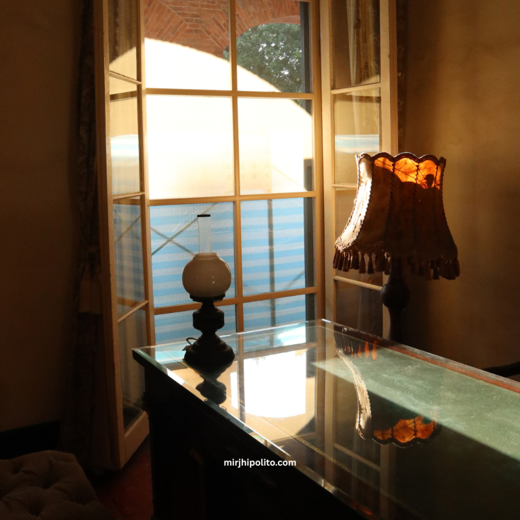Inside fort san domingo, tamsui